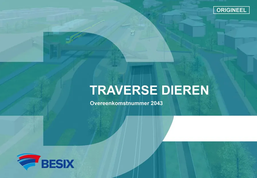 Tendercover Traverse Dieren voor Besix