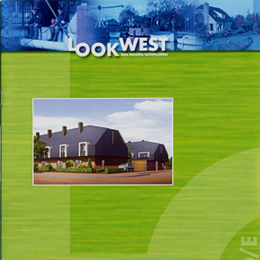Omslag brochure LookWest, luxe eengezinswoningen