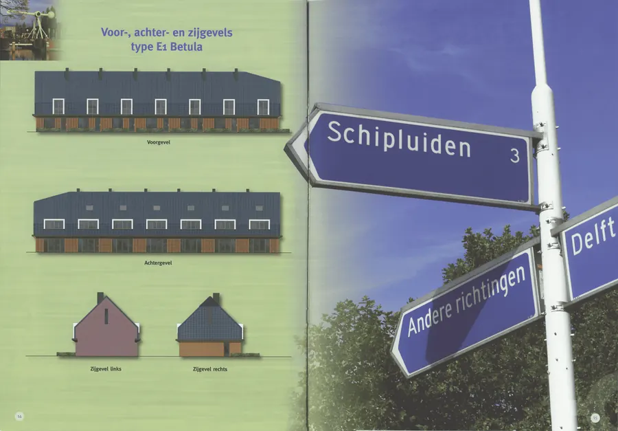 Spread LookWest met gevelaanzichten