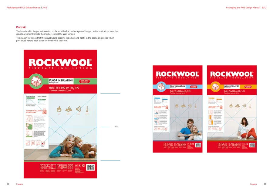 Rockwool verpakkingen dakisolatie
