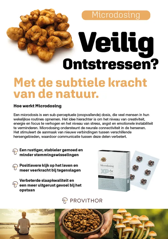 Flyer Provithor, veilig ontstressen