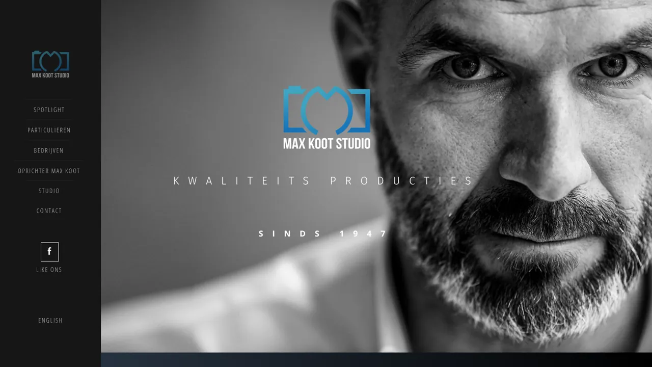 Website van Max Koot Studio