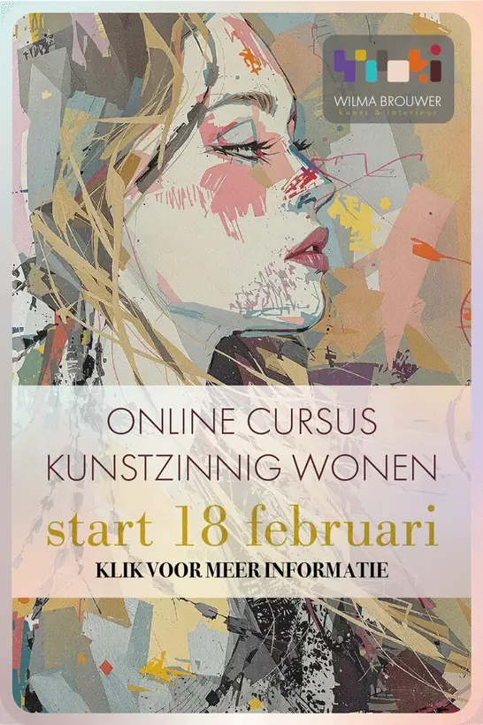 Social post 1 voor de cursus Kunstzinnig Wonen