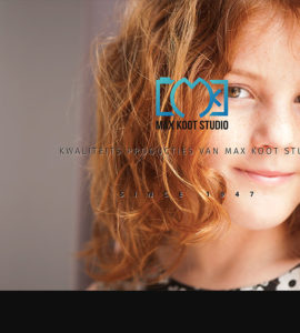 Homepage site van Max Koot Studio