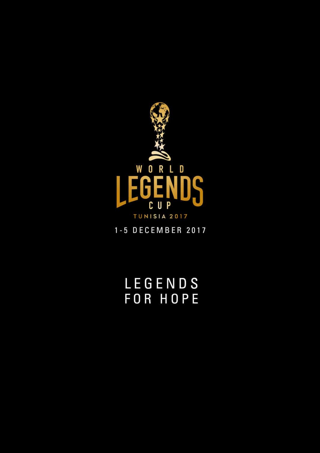 Cover Brochure World Legends Cup 1-5 Dec. 2017