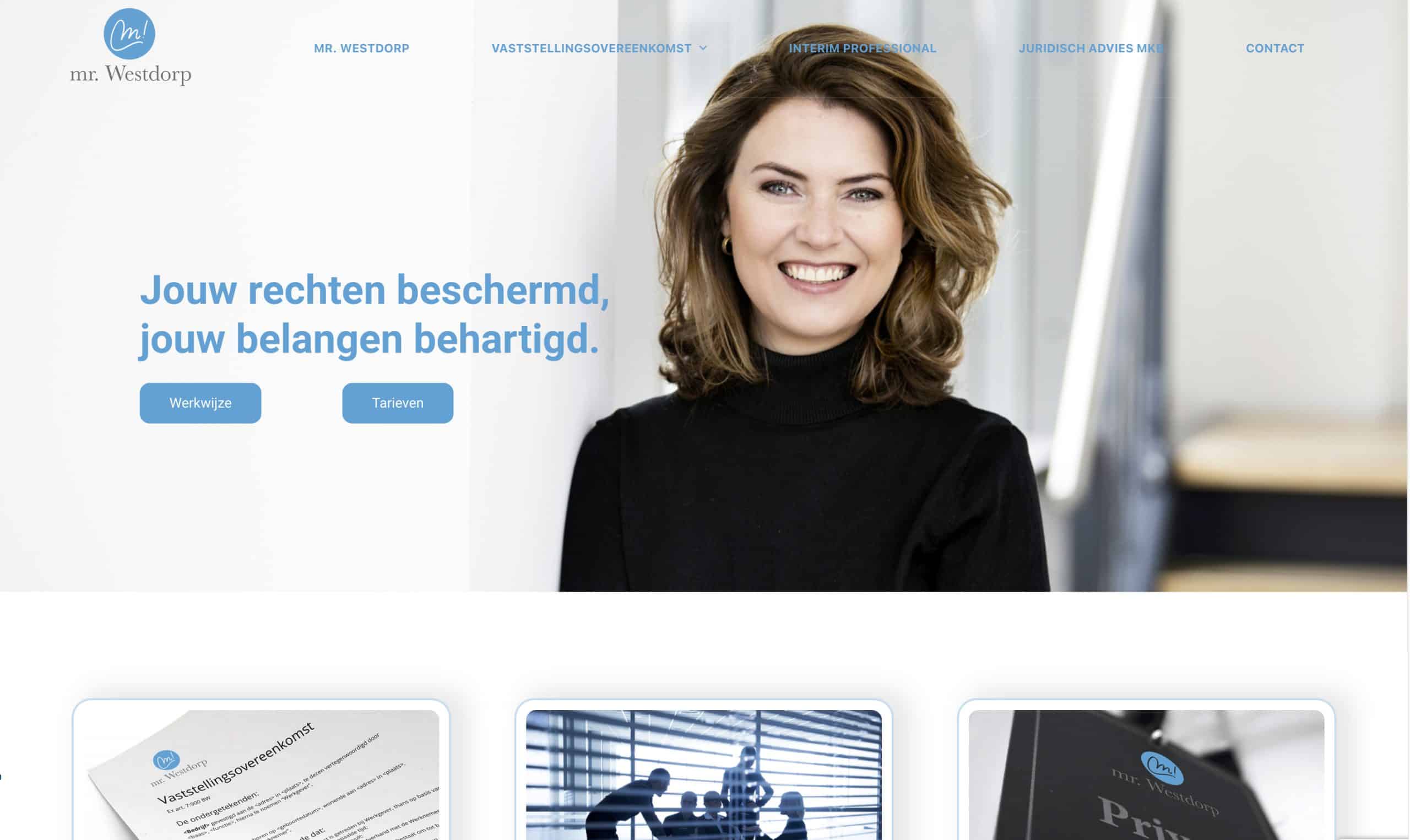 Website voor mrWestdorp